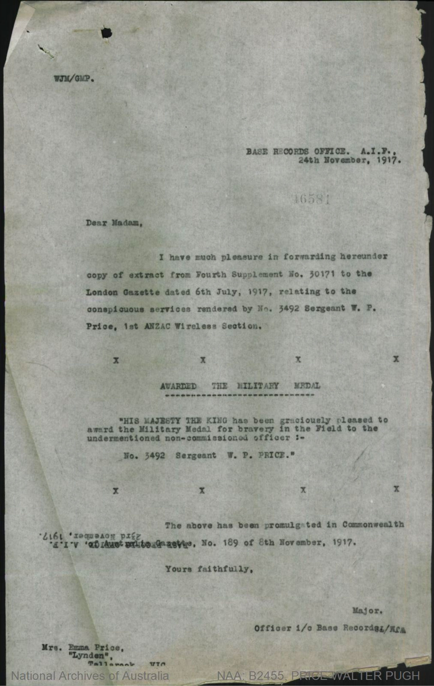 Image credit: National Archives of Australia